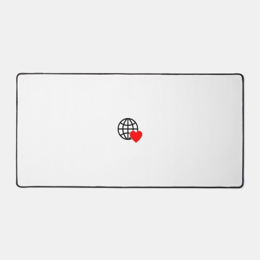 Nouvelle personnalisation Texte Logo Mat du bureau (Recto)