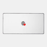 Nouvelle personnalisation Texte Logo Mat du bureau