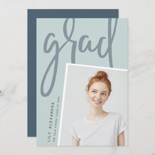 Nouvelle perspective | Faire-part d'obtention d'un (Devant / Derrière)