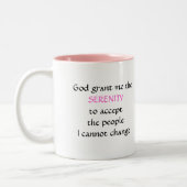 NOUVELLE prière de sérénité - tasse (Gauche)