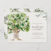 Nouvelle racine Faire-part de déplacement de chêne (Devant / Derrière)