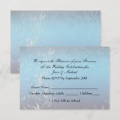 Nouvelle réponse de mariage Blue (Devant / Derrière)