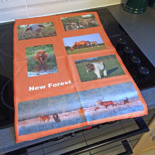 Nouvelle serviette de cuisine pour animaux foresti