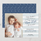 Nouvelle soeur ou frère Faire-part de naissance de (Devant / Derrière)