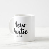 Nouvelle tante Est. 2018, future tasse de café de (Devant gauche)