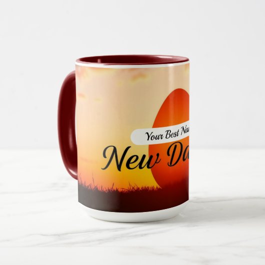 Nouvelle tasse à café Horizon Aube (Devant gauche)