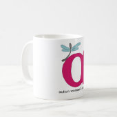 Nouvelle tasse de logo de BARBELURE (Devant gauche)