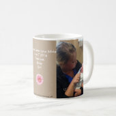 Nouvelle tasse faite sur commande de photo de bébé (Devant droit)