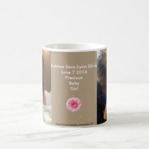 Nouvelle tasse faite sur commande de photo de bébé