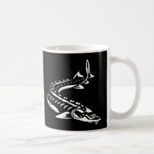 NOUVELLE tasse noire tribale de Scutes