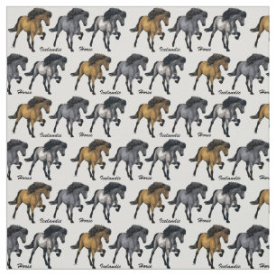 Nouvelle Vogue IJslandse paarden Stof