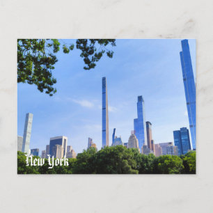 Nouvelle vue de carte postale de York Central Park