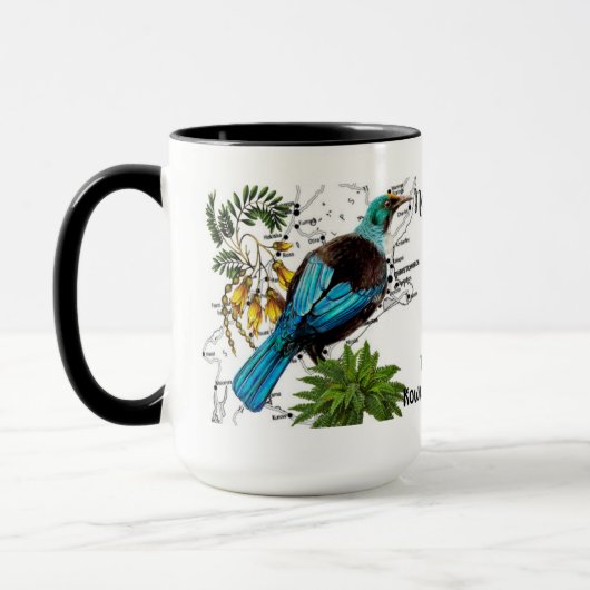 Nouvelle-Zélande Amérindienne café Mug (Gauche)