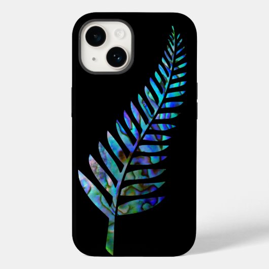 NOUVELLE-ZÉLANDE FERN PAUA Coque-Mate coque iphone (Verso)