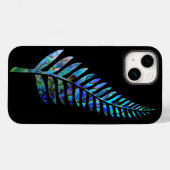 NOUVELLE-ZÉLANDE FERN PAUA Coque-Mate coque iphone (Verso (horizontal))