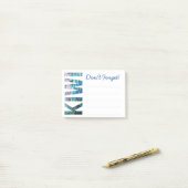 NOUVELLE-ZÉLANDE KIWI PAUA NOTES POST-IT (Sur un bureau)