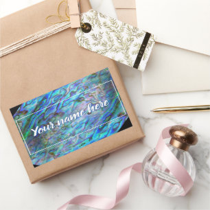 NOUVELLE ZÉLANDE KIWI PAUA STICKER PERSONNALISABLE