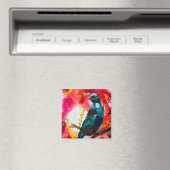 Nouvelle-Zélande Tui Bird Magnet (In Situ (Lave-vaisselle))