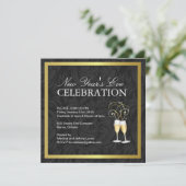 NOUVELLES ANNÉES EVE FÊTE INVITATION (Debout devant)