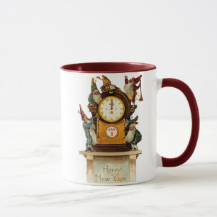Nouvelles années vintages de tasse d'Ève