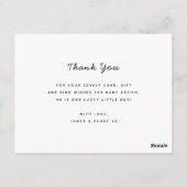 Nouvelles cartes bébé vintages - mignonne (Dos)