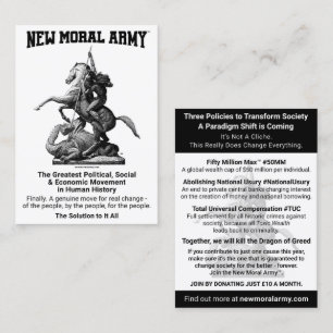 Nouvelles cartes d'information Moral Army™ (100)