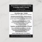 Nouvelles cartes d'information Moral Army™ (100) (Dos)