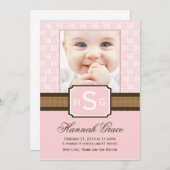 Nouvelles cartes Faire-part pour bébés (Devant / Derrière)