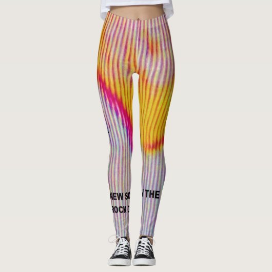 Nouvelles chansons dans les Leggings de Genre Rock (Devant)