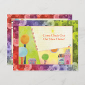 Nouvelles invitations à la maison de partie de (Devant / Derrière)