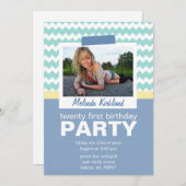 Nouvelles invitations pour les fêtes du 21e annive (Devant / Derrière)