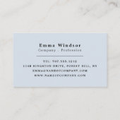 Nouvelles maisons, localisateur, Carte de visite d (Dos)