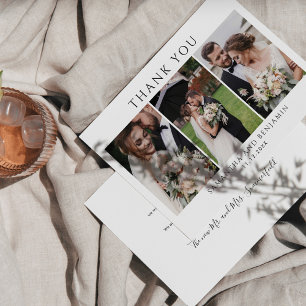 Nouvelles mariées modernes 3 Mariage photo Merci