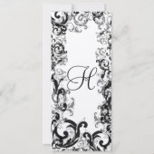 Nouvelles tailles 4.25x9.25 Faire-part de mariage (Dos)