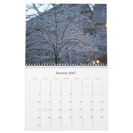 Nouvelles vues 2009, un calendrier de Ruth (Jan 2027)