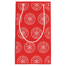 N'Ouvre Pas Jusqu'Au 25 Décembre Sac Cadeau Rouge