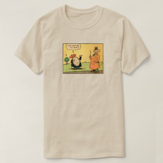 "Nov Shmoz Ka Pop?" Hitchhiker Shirt (Design voorkant)