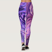 Nova Abstract schilderen | Beste Abstracte kunst Leggings (Achterkant)