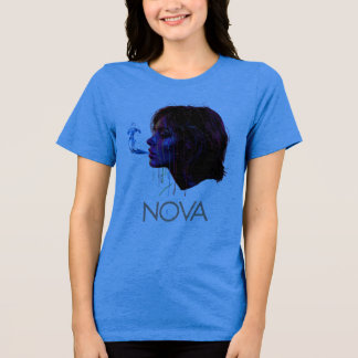 Nova Glow Geschilderde Stilte Tri-Blend Shirt
