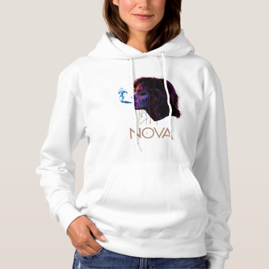 Nova Glow Painted Silence Hoodie (Voorkant)