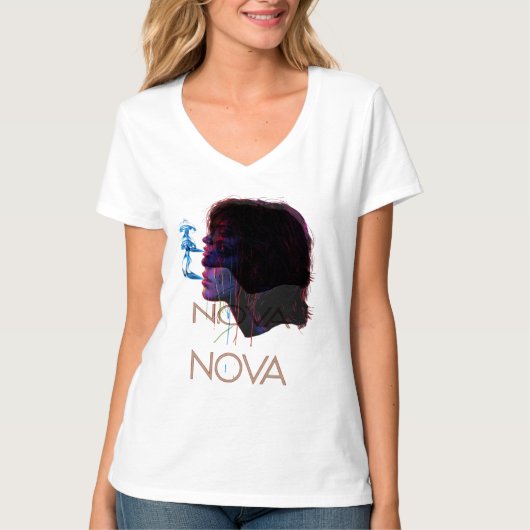 Nova Glow Painted Silence T-shirt (Voorkant)