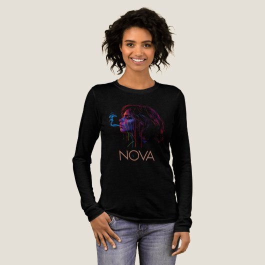 Nova Glow Painted Silence Tri-Blend Shirt (Voorkant)