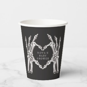 NOVA Halloween Skelet Hart Handen Baby shower Papieren Bekers
