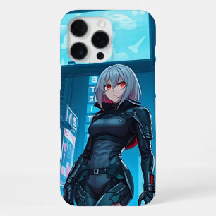Nova Kuro Cyber Anime iPhone 16 Pro Max hoesje