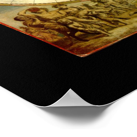 NOVA ORBIS TABULA IN LUCEM EDITA 1662 POSTER (Hoek)