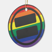 NOVA Pride Circle Ornament (Links)