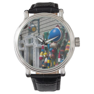 Nova Scotia, Canada. Boei winkel in  Blue Rocks in Horloge