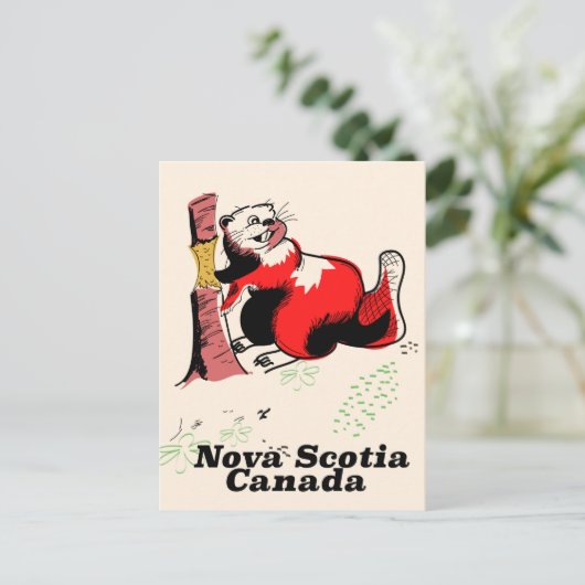 Nova Scotia canada Briefkaart (Staand voorkant)