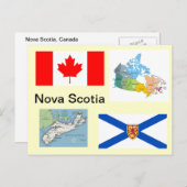 Nova Scotia Canada Briefkaart (Voorkant / Achterkant)