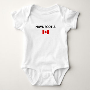 Nova Scotia Canada Canadese vlag Lichtkleur Romper